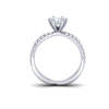 varitsa-jewellers - 1.1ct Brillaint Diamond Rope Style Twisted Gold Engagement Ring - 02CG13